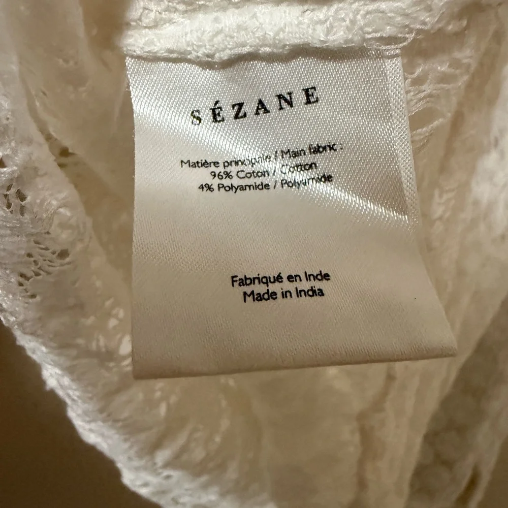 Sezane lace Leonora Blouse - Picture 6 of 10